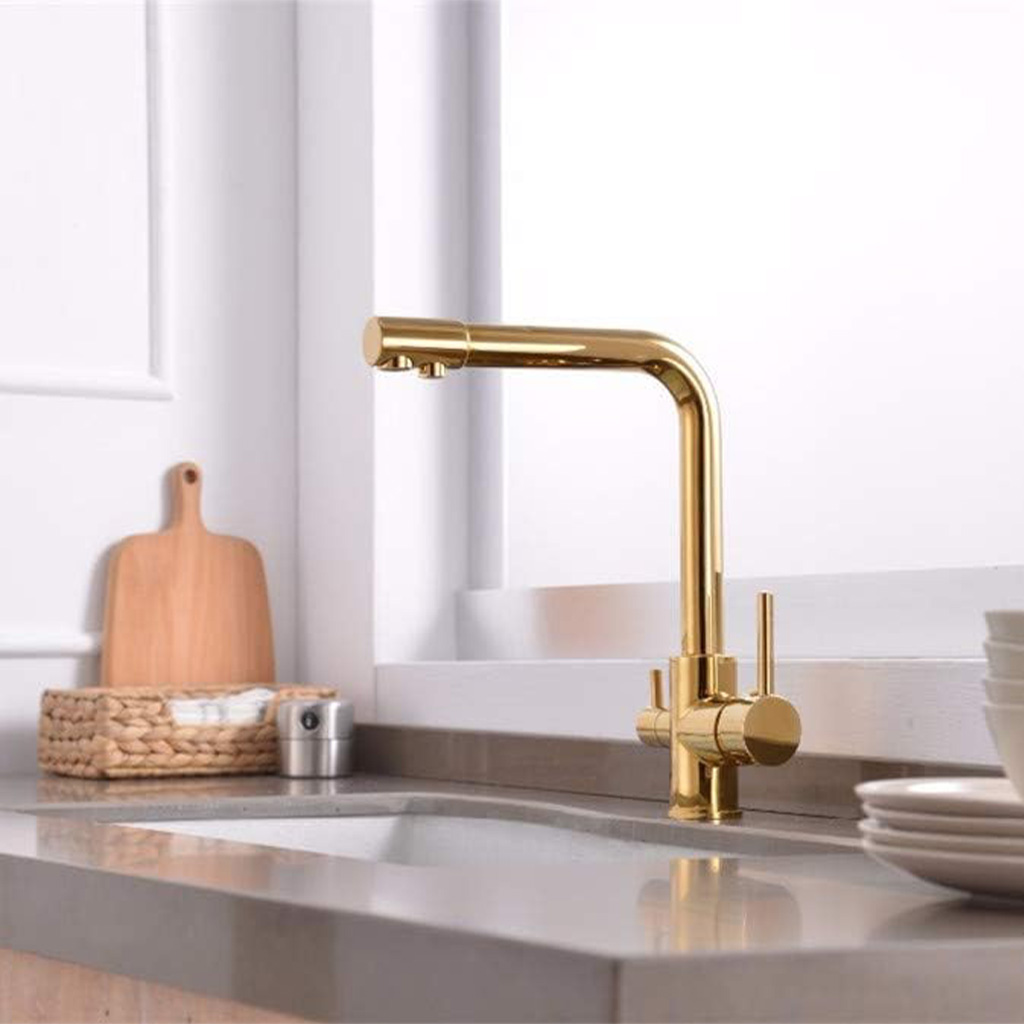 Kuhinjska zlatna česma - Lux - Image 3