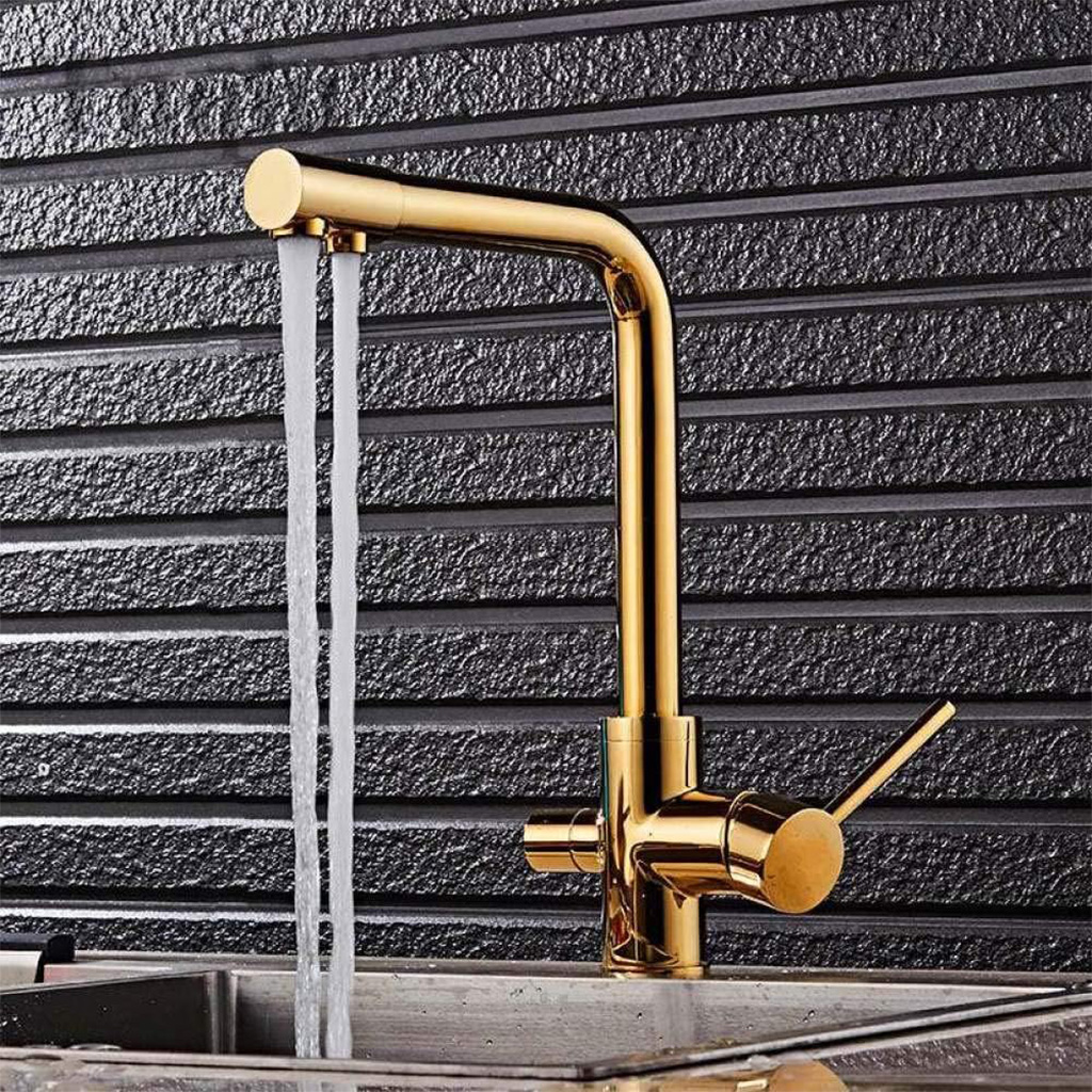 Kuhinjska zlatna česma - Lux - Image 2