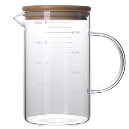 Mjerilica Staklena Sa Drvenim Poklopcem