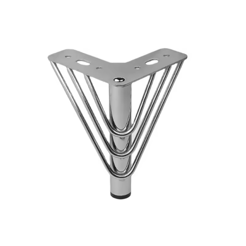 nogica za namjestaj srebro zicana