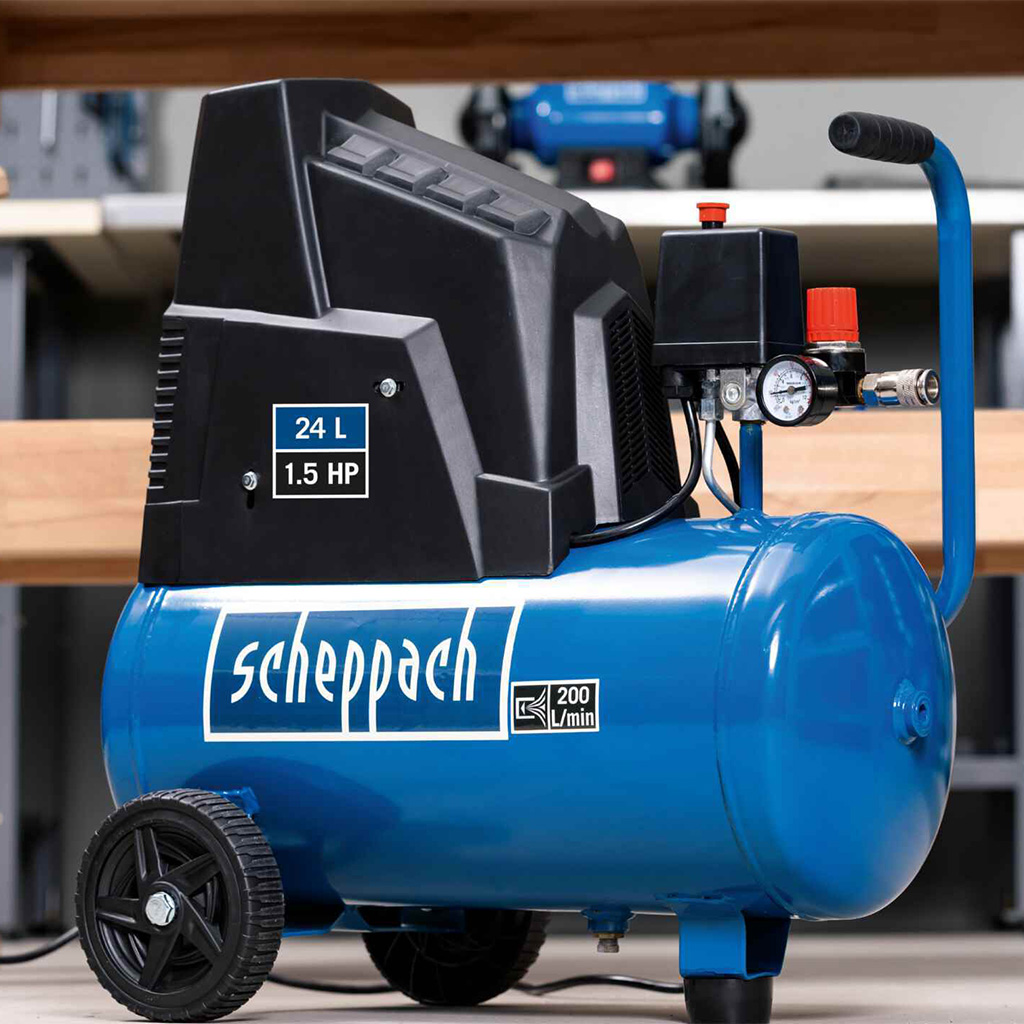Scheppach kompresor za vazduh 24L - Image 2