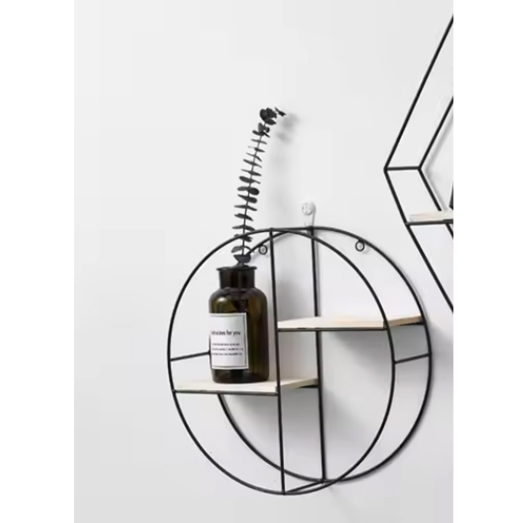 Polica okrugla žičana - 37x37x10 - Image 2