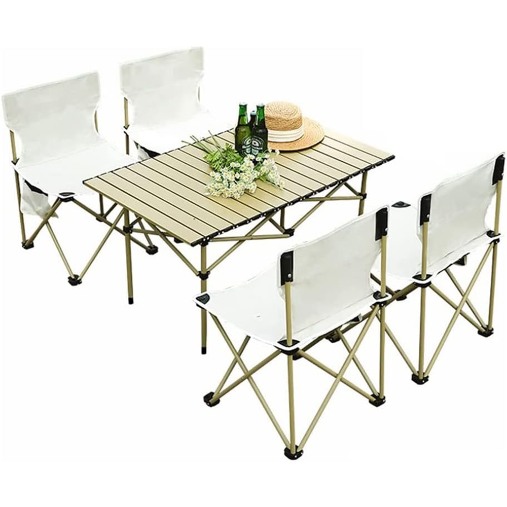 Sklopivi stol + 4 stolice