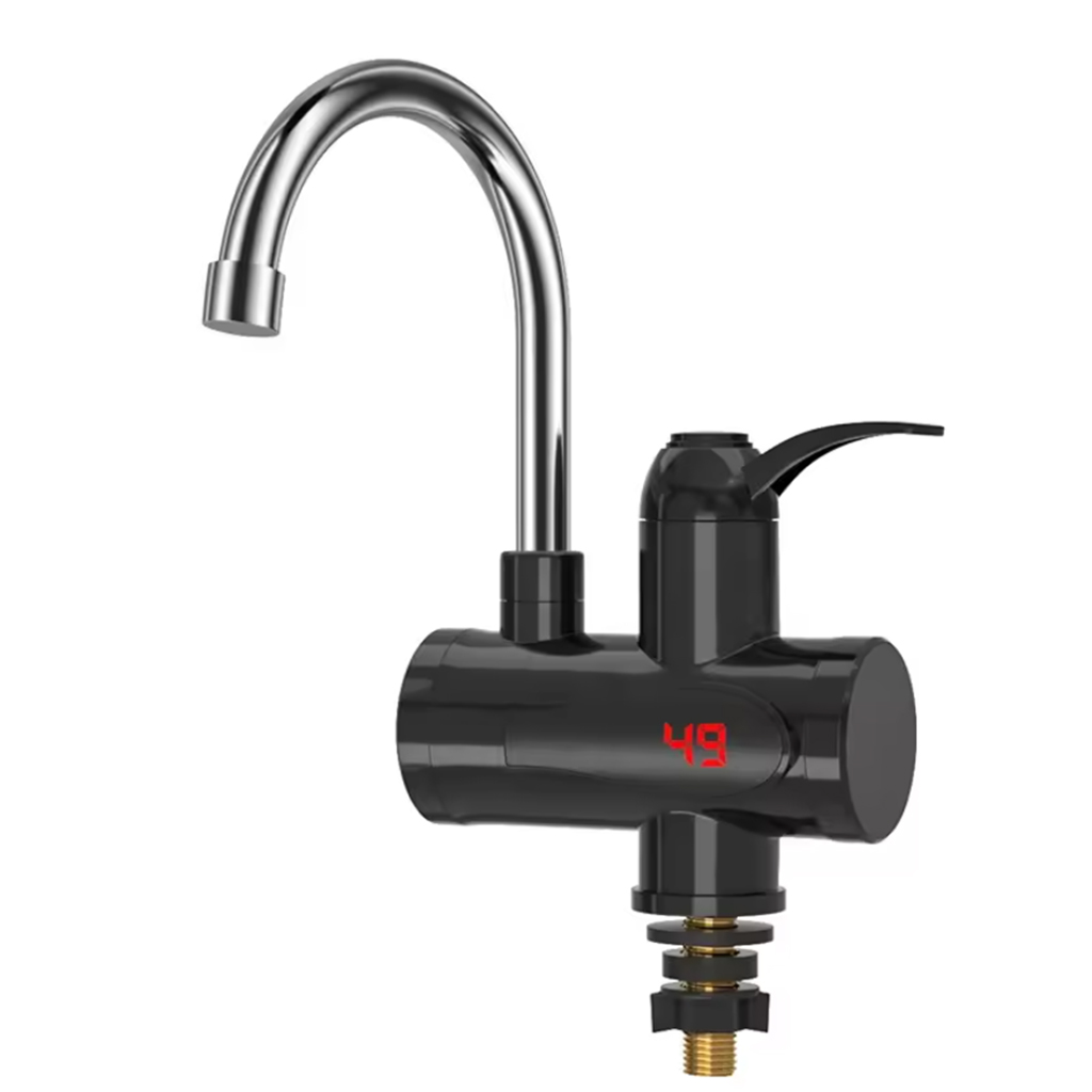 Električna Česma Za Toplu Vodu - Crna - Image 2