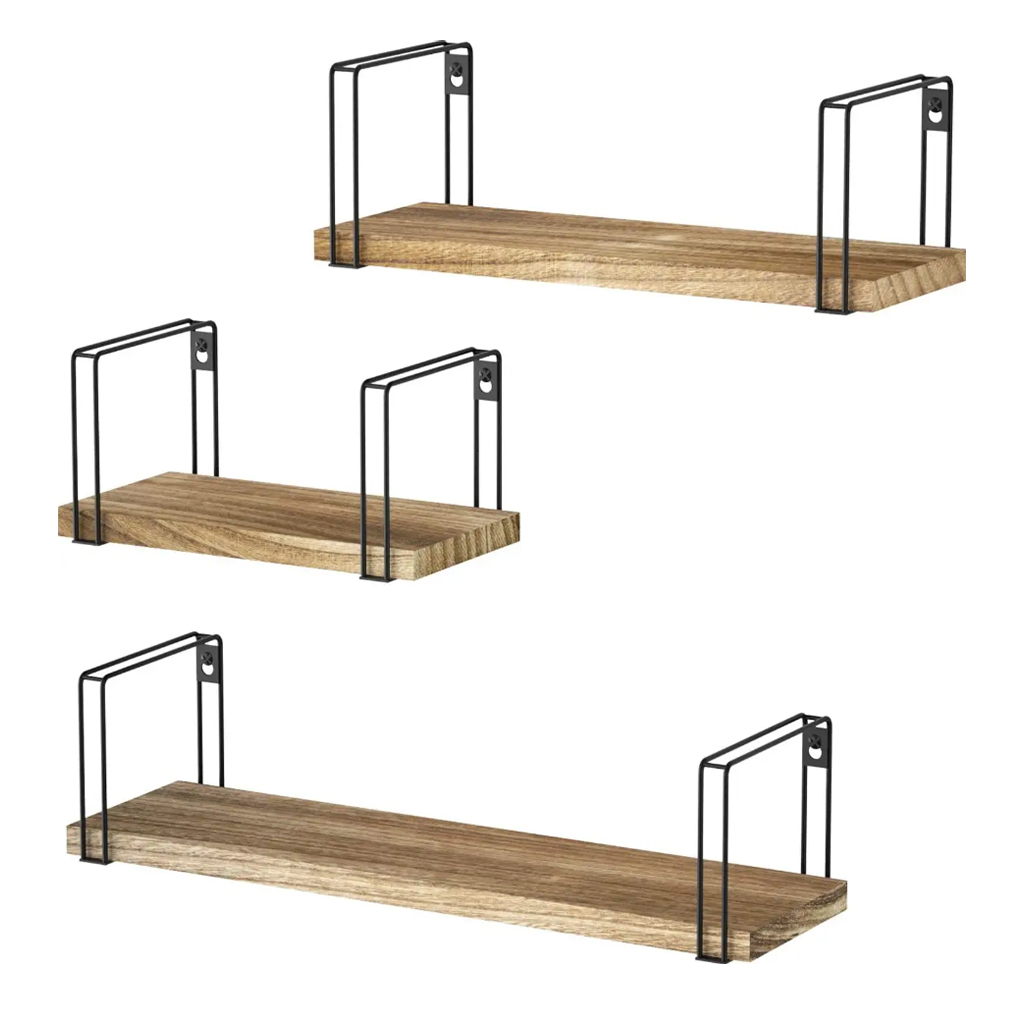 Zidna Polica Drvo-Metal 3u1 BMC