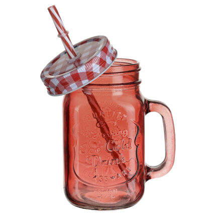 Čaša za limunadu sa poklopcem 450ml