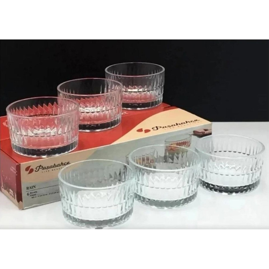 Staklene Zdjelice 6/1 Rain Pasabahce 530022 - Image 2