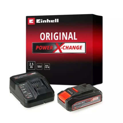 Einhell set brzi punjač i baterija Power X-Change 18V / 2.5Ah / 60min Starter Kit