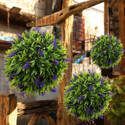 Lopta od Ukrasne Trave Lavender