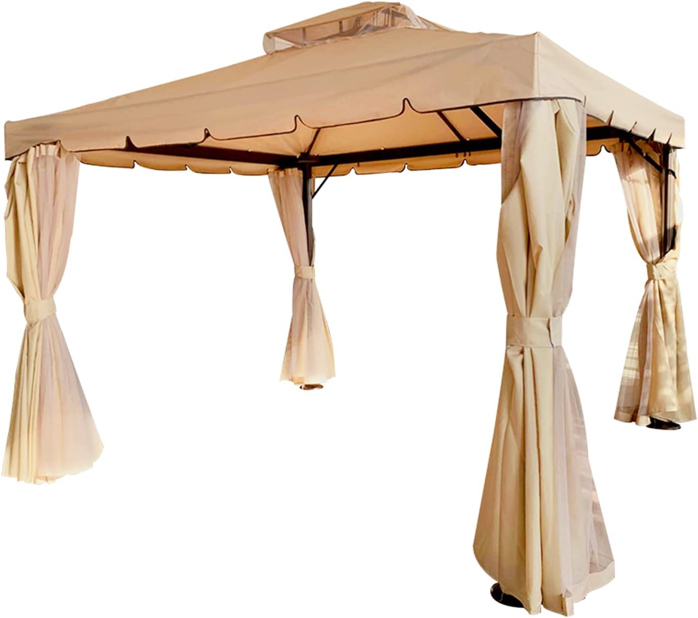 Vrtni Paviljon sa Zavjesam 4x3m - Image 6