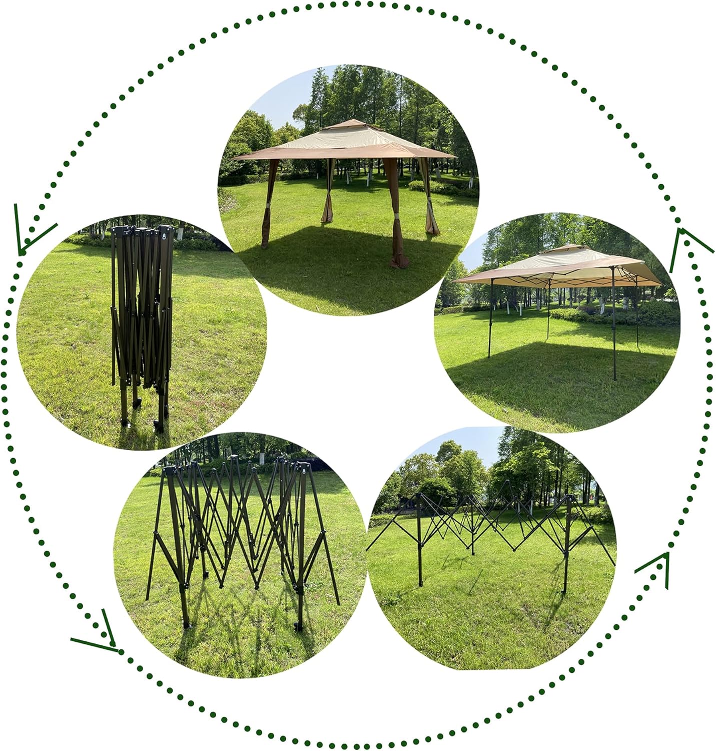 Vrtni paviljon 4x4m Lounge - Image 3