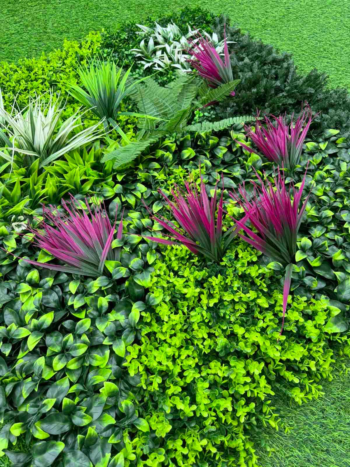 Dekorativno Zelenilo Sylva 100x100 cm – Zidni Panel sa Vještačkim Biljkama, UV Otporno - Image 3