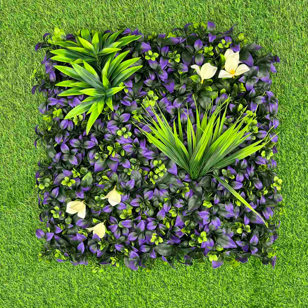 Dekorativno Zelenilo Virella 50x50cm Zidni Panel sa Vještačkim Biljkama, UV Otporno