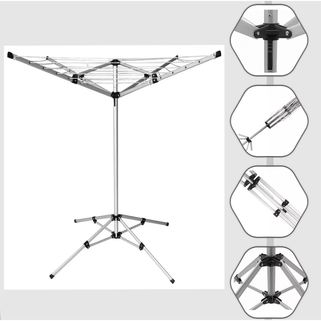 Samostojeće sklopivo sušilo za odjeću (1.45 m - 1.6 m) - Image 3