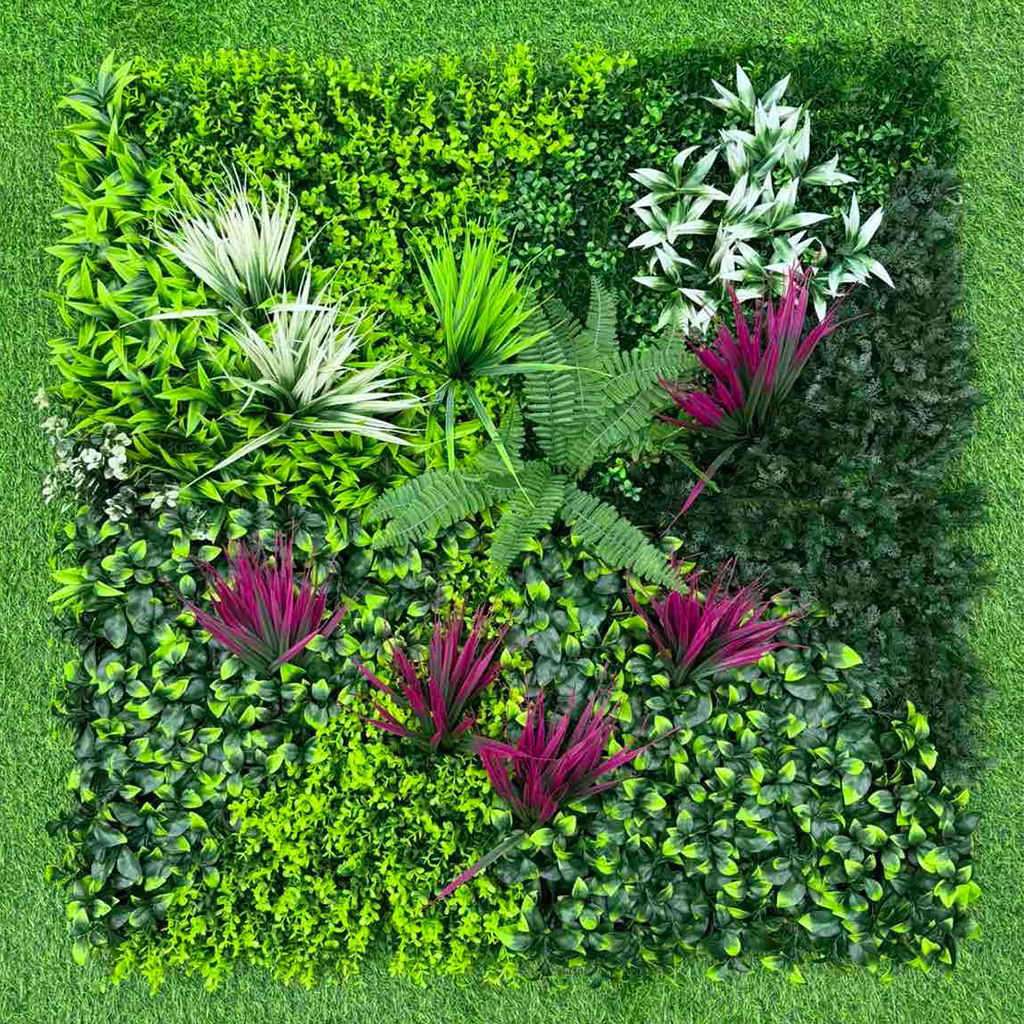 Dekorativno Zelenilo Sylva 100x100 cm – Zidni Panel sa Vještačkim Biljkama, UV Otporno