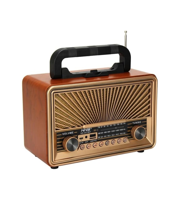 Retro Bluetooth Zvučnik i Radio NS-2073BT - Image 2