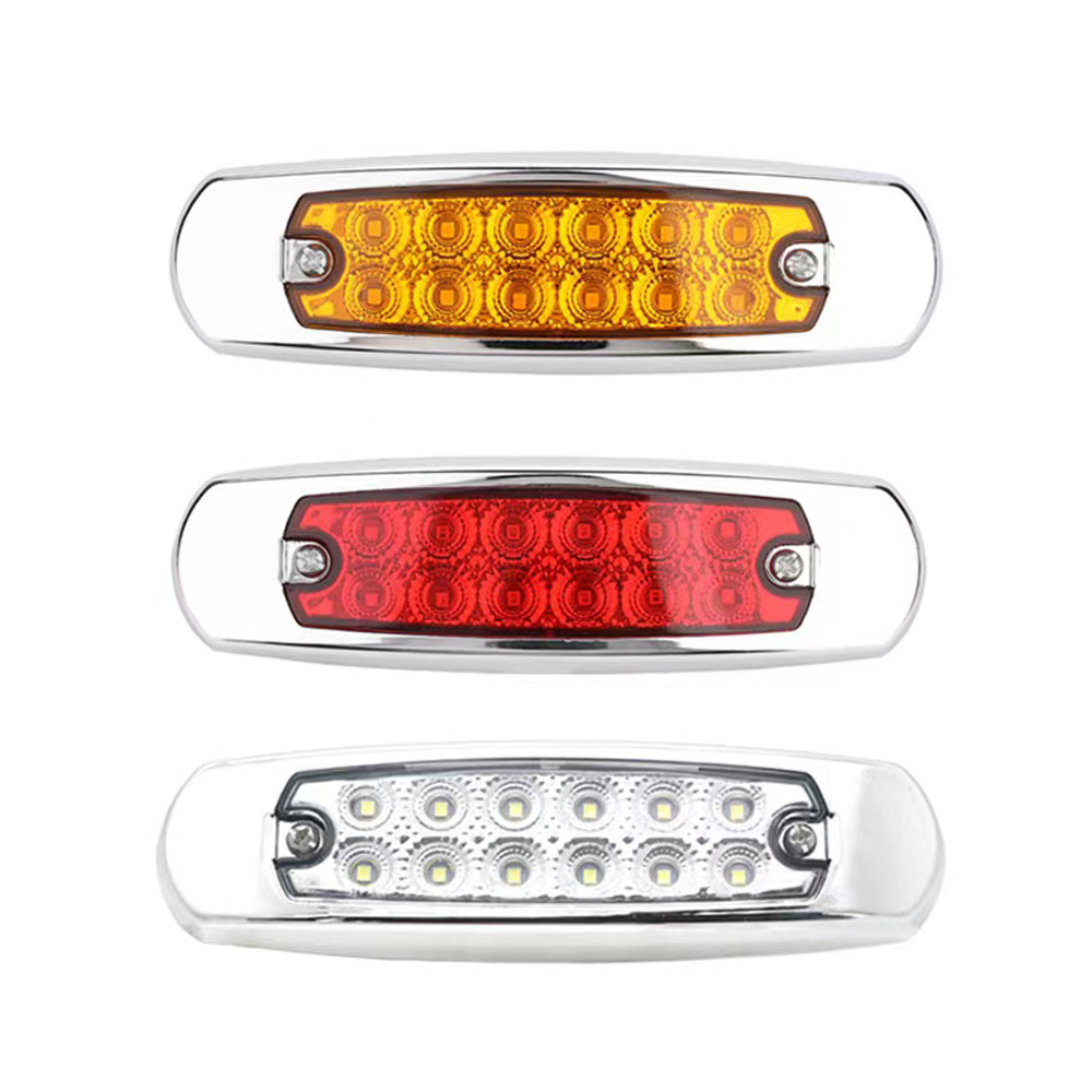 signalna lampa 12 LED žuta crvena bijela