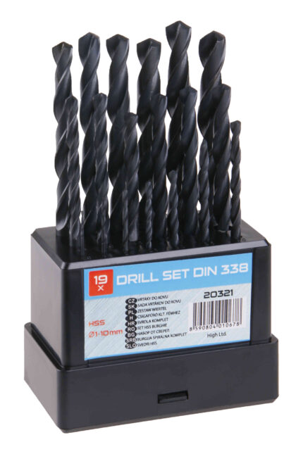 set borera HSS 19 kom