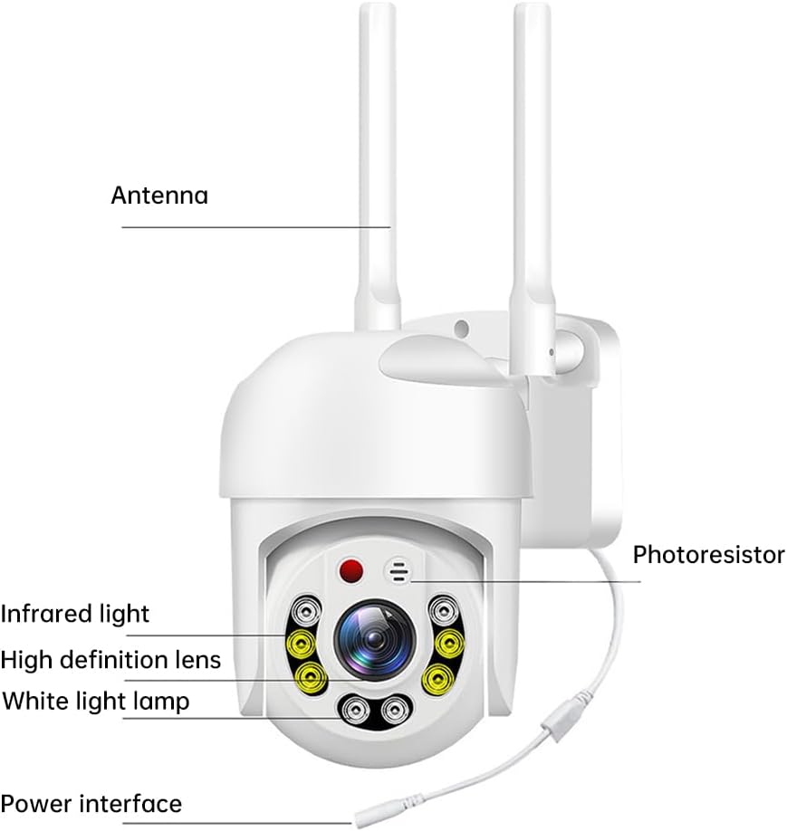 WiFi Nadzorna Kamera XM S56 – Full HD, Noćni Vid, Dvosmjerna Komunikacija - Image 2