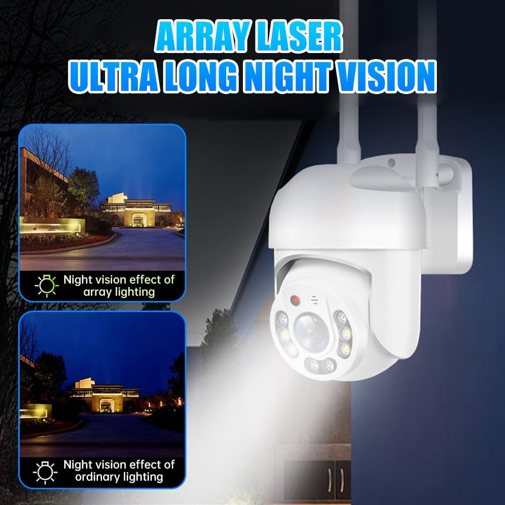 WiFi Nadzorna Kamera XM S56 – Full HD, Noćni Vid, Dvosmjerna Komunikacija - Image 3